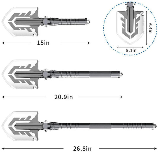 Outdoor Multi-Purpose Folding Military Shovel