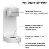 Wall-Mounted Electric Toothbrush Stand Rack