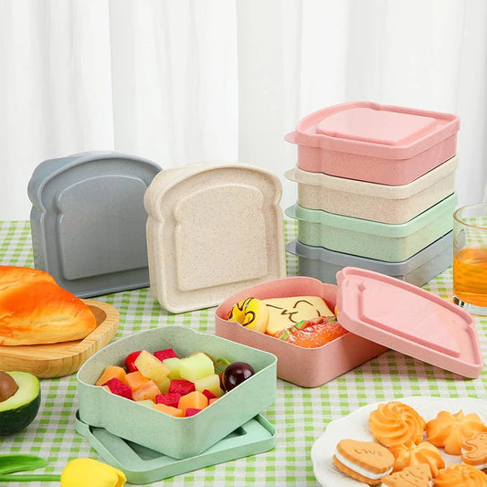 Portable Sandwich Container with Lid