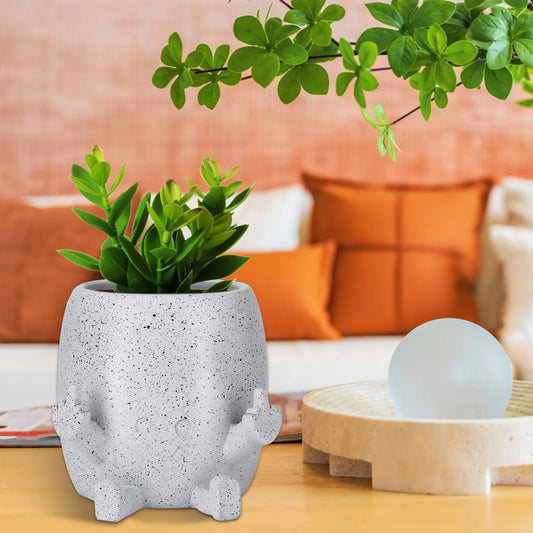 Funny Middle Finger Flower Pot