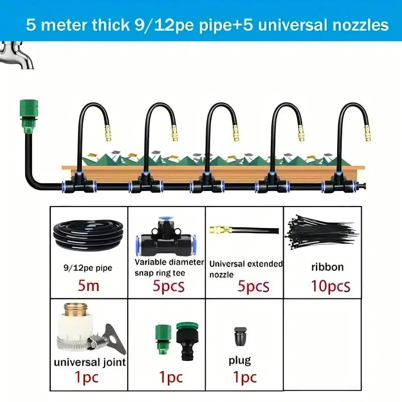 Universal Automatic Irrigation Sprinkler Kit