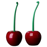 Cherry-Shaped Toilet Cleaning Brush with Holder