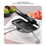 Double-Sided Nonstick Hot Sandwich Maker