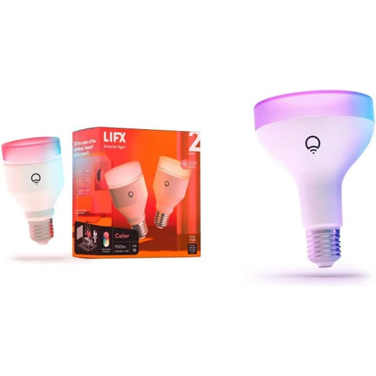 Wi-Fi smart LED light bulbs and BR30 flood light (2-)