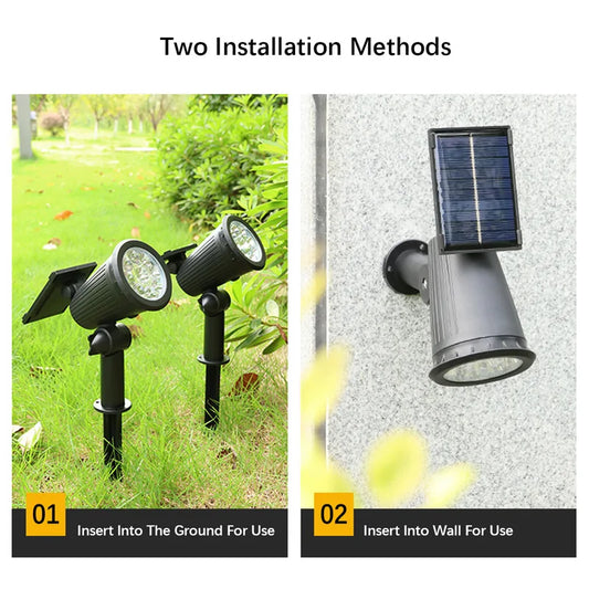 9LEDs Solar Spotlights