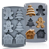 Silicone 3D Christmas Baking Mold