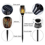 LED Solar Flame Torch Lights