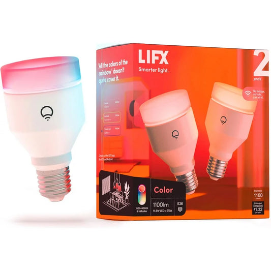 Wi-Fi smart LED light bulbs and BR30 flood light (2-)