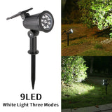 9LEDs Solar Spotlights