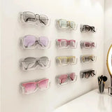 Wall-Mounted Glasses Holder Rack