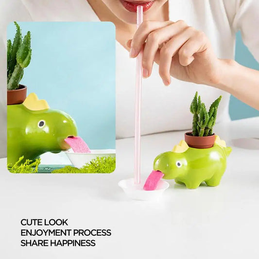 Self-Watering Dinosaur Planter