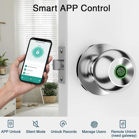 Tuya Smart Fingerprint Door Lock