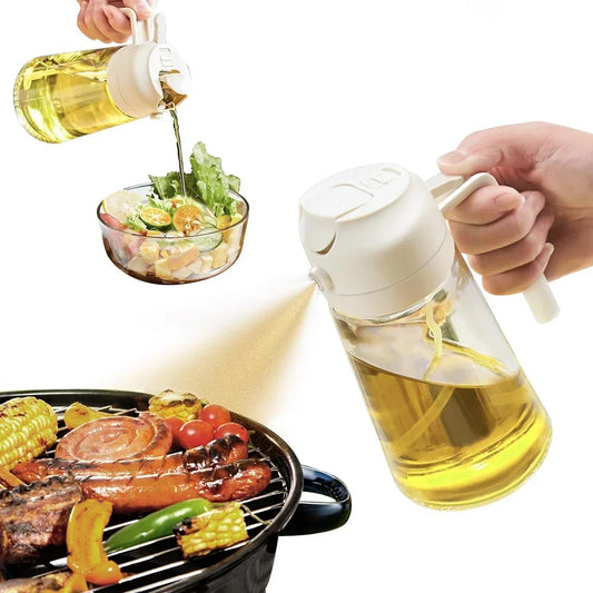 2-in-1 Glass Olive Oil Sprayer