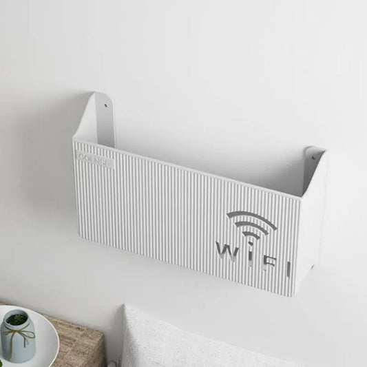 Wall-Mounted Wifi Router &amp; Cable Storage Box