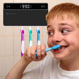 Wall-Mounted UV Toothbrush Holder with Large Capacity