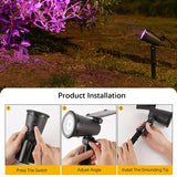 9LEDs Solar Spotlights