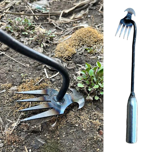 V-Shaped 4-Teeth Weeding Tool