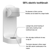 Wall-Mounted Electric Toothbrush Stand Rack